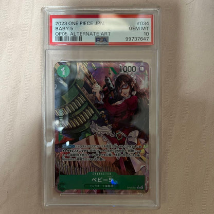 PSA 10 One Piece Baby 5 — OP05-034 — Japanese