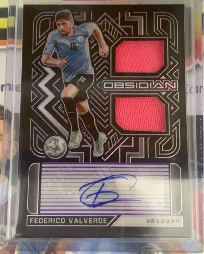 Valverde Signed Obsidian Card Real Madrid — Japanese