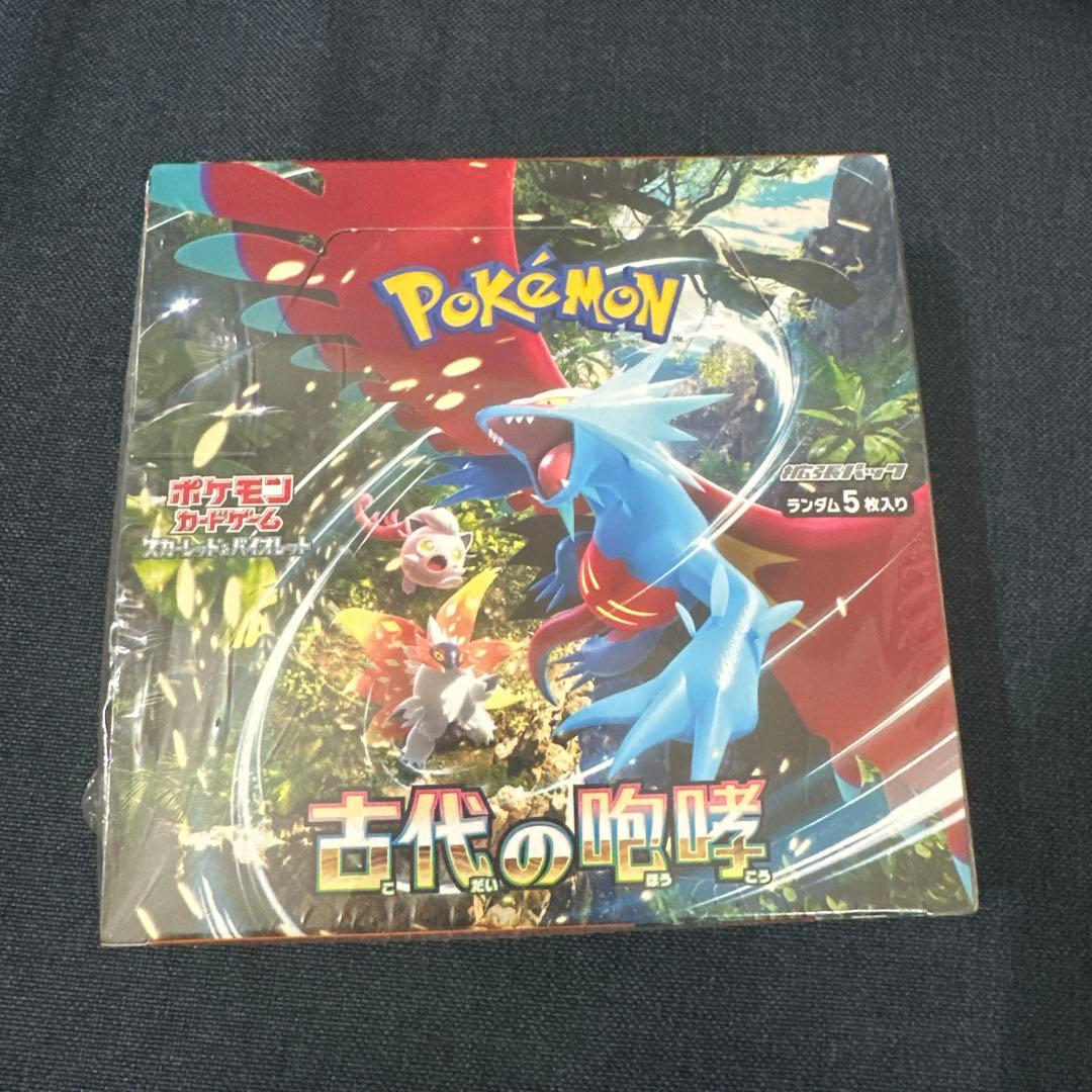 Pokemon Scarlet & Violet Expansion Pack: Roaring Ancient Box — SV Expansion Pack Ancient Roar — Japanese