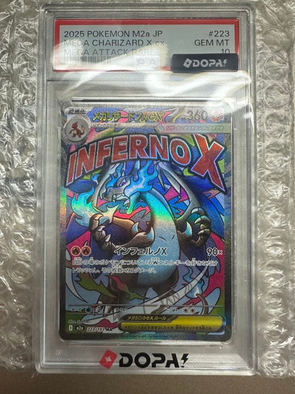 PSA 10 Pokemon Mega Charizard ex MA — M High Class Pack MEGA Dream ex — Japanese