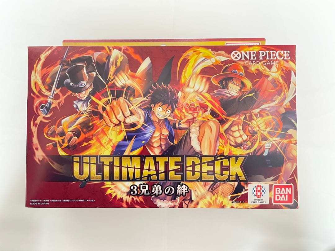 One Piece Ultimate Deck: The Bond of Three Brothers One Piece Box — Japanese