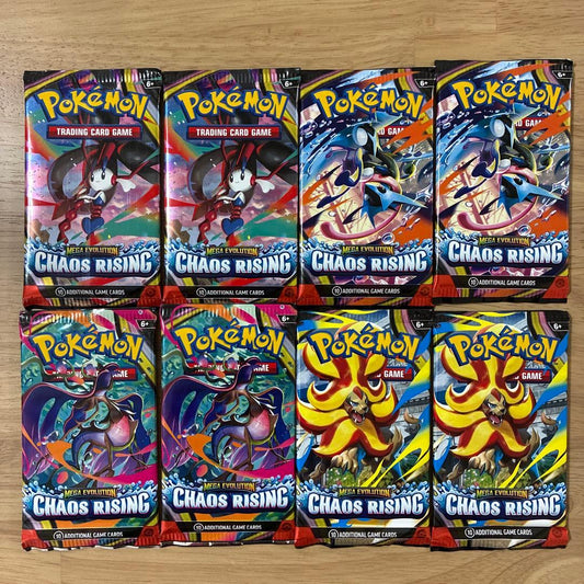 Pokemon Pokemon Card Chaos Rising 8 Pack Pack — English