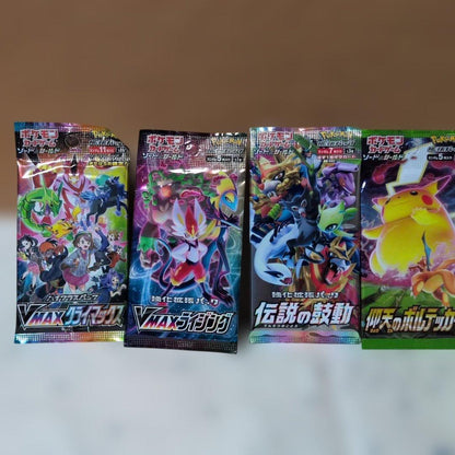 Pokemon Pokemon Card Pack 4 Types: Heart of the Legend, Surprising Volt Tackle Vmax Clim Pack — Japanese