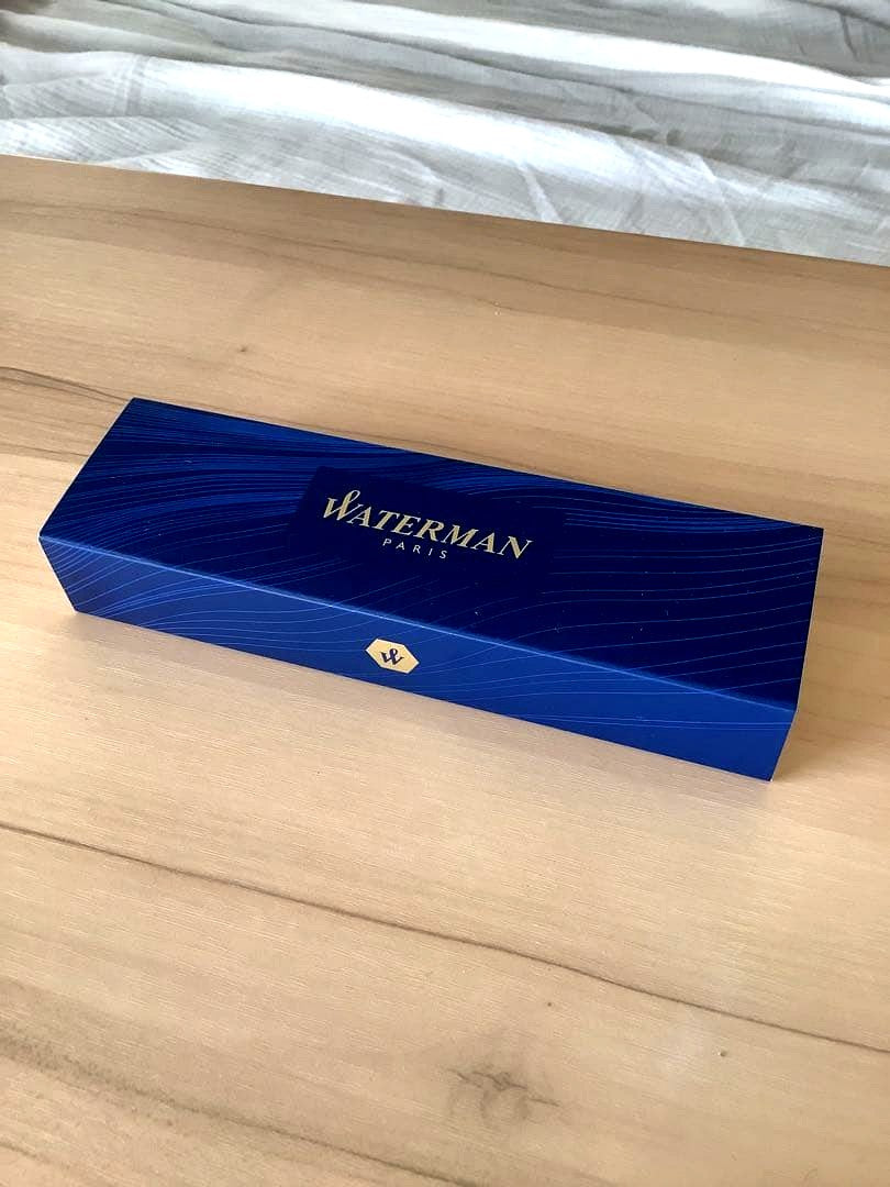 WATERMAN Impression Blue CT ballpoint pen with blue ink and sleek silver accents