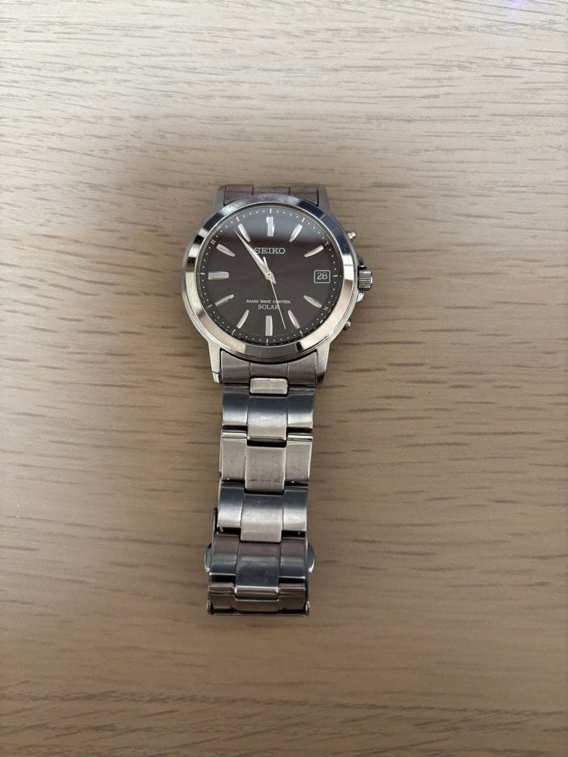 SEIKO 7B52-0AF0 Solar Men's Watch — Japanese