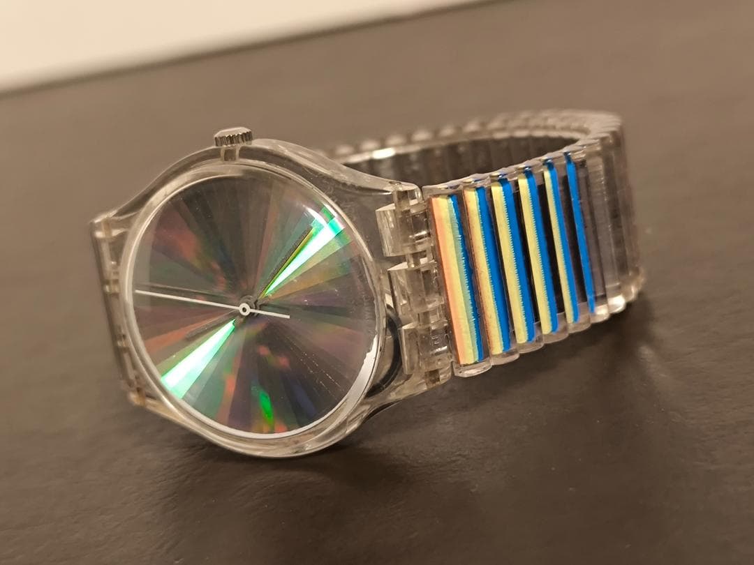 swatch Rainbow 1997 Time To Dance Quartz Men's — Japanese