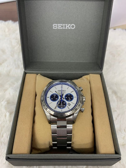 SEIKO Prospex Date Chronograph Tachymeter Luminous Solar Men's Watch — Japanese