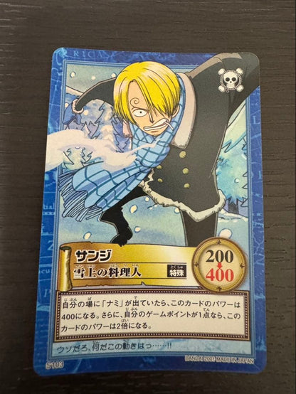 One Piece Prehistoric One Piece Carddass Hyper Battle On the Snow Chef — Japanese