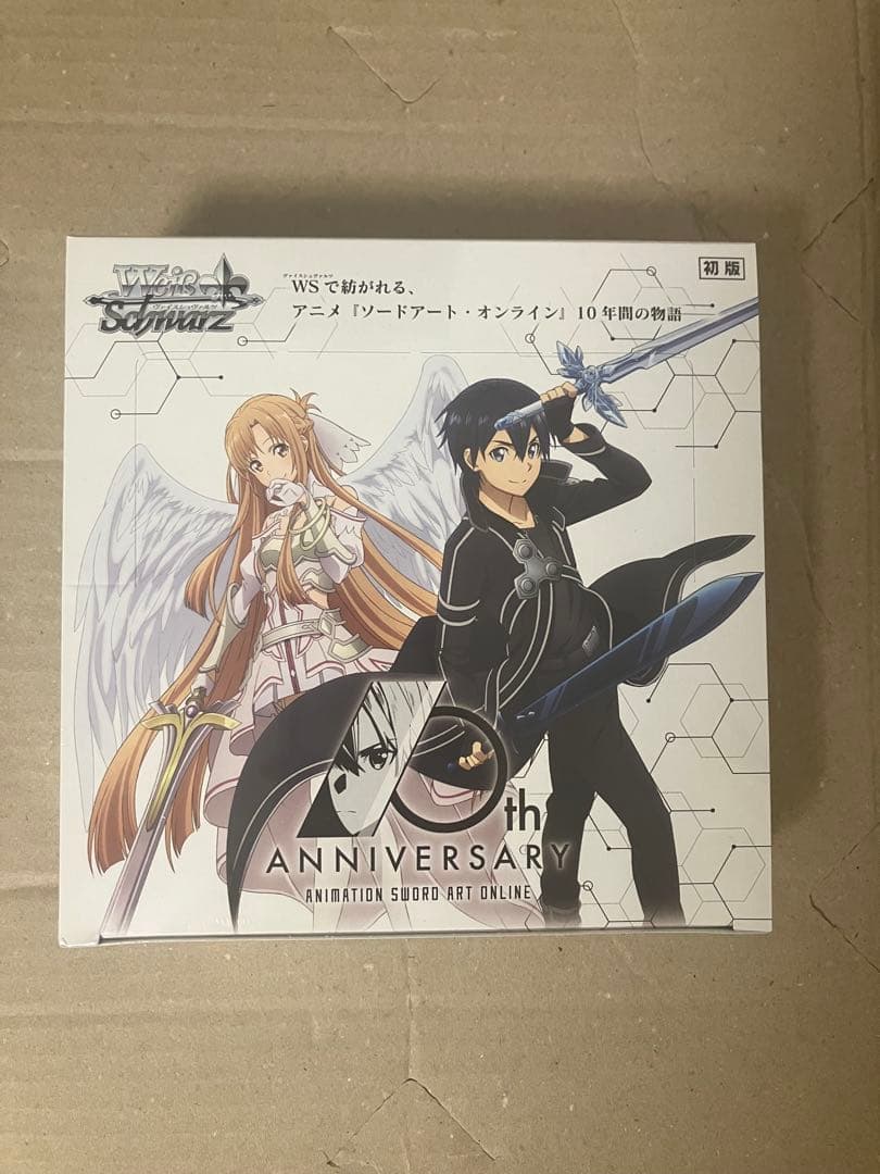 Weiss Schwarz Sword Art Online Weiß Schwarz Sword Art Online 10th Unopened Box Box — Japanese