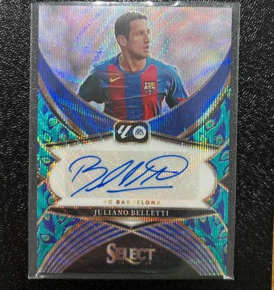 Juliano Belletti Signed Card Barcelona — Japanese