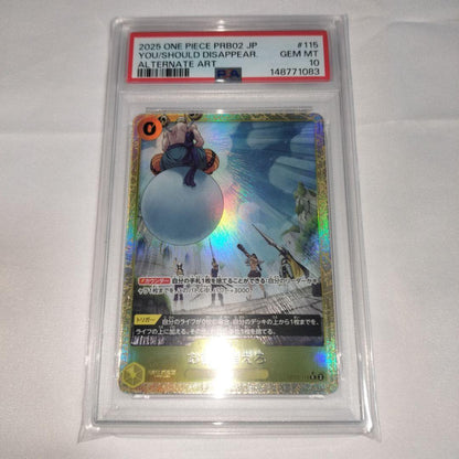 PSA 10 One Piece One Piece Card: You Vanish — OP06-115 — Japanese