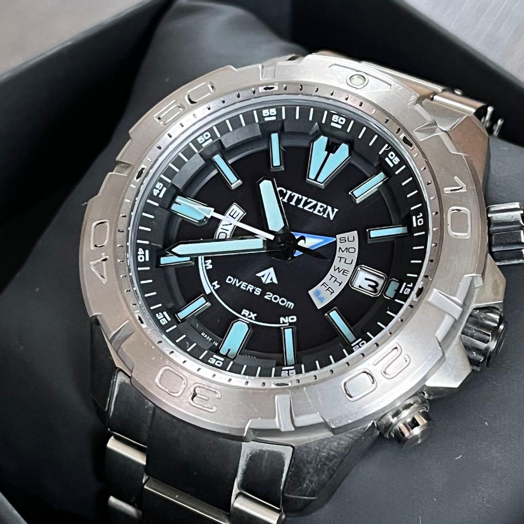 Citizen ProMaster Marine AS7141-60E Solar Men's Watch — Japanese