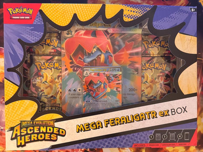 Pokemon Mega Feraligatr ex Box — English