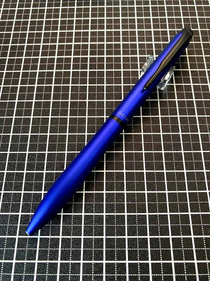 Pilot Acrodrive Limited-Edition Blue fountain pen showing nib and barrel