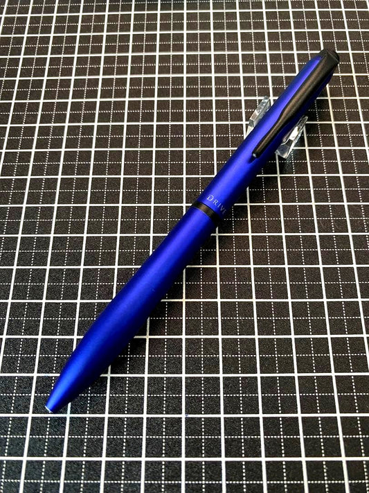 Pilot Acrodrive Limited-Edition Blue fountain pen showing nib and barrel