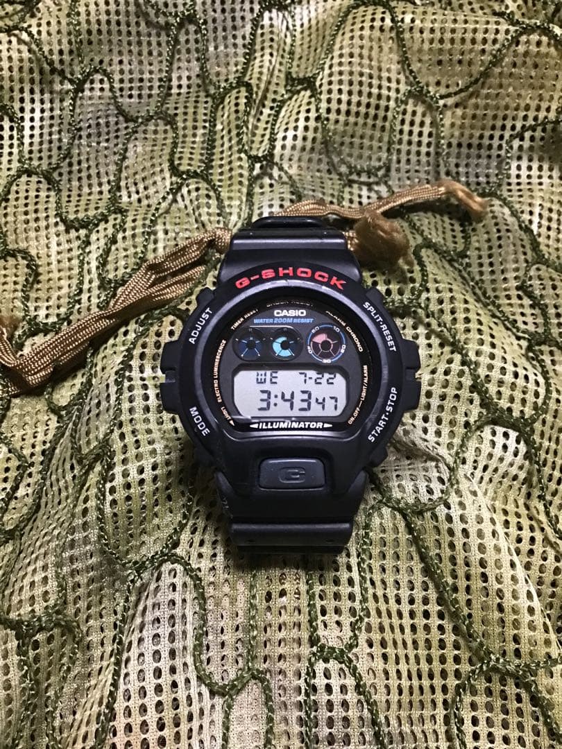 CASIO DW-6900 Digital Men's Watch — Japanese