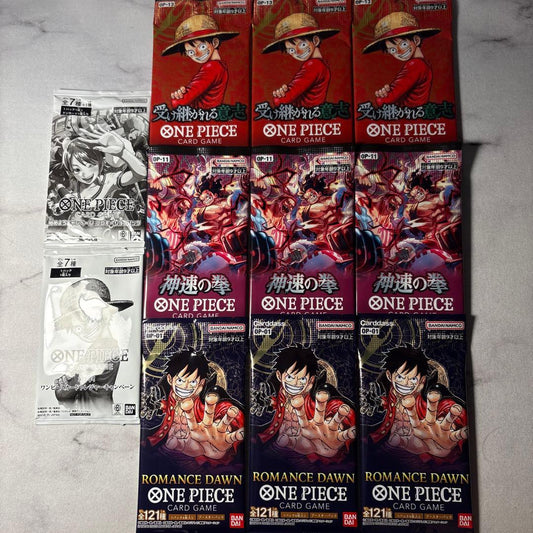 One Piece One Piece Card Game OP13 The Will of the Inherited Unopened Pack 11 Set Pack — Japanese