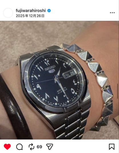 SEIKO 5 ARABIC Dial Automatic Men's Watch — Japanese