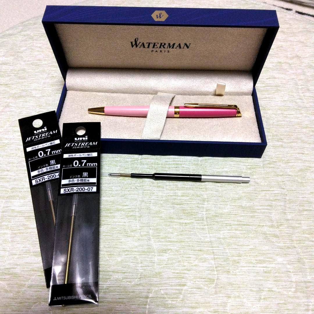 Waterman Metropolitan Essential replacement ink converters set of 3 gel pen cartridges size 0.7 mm