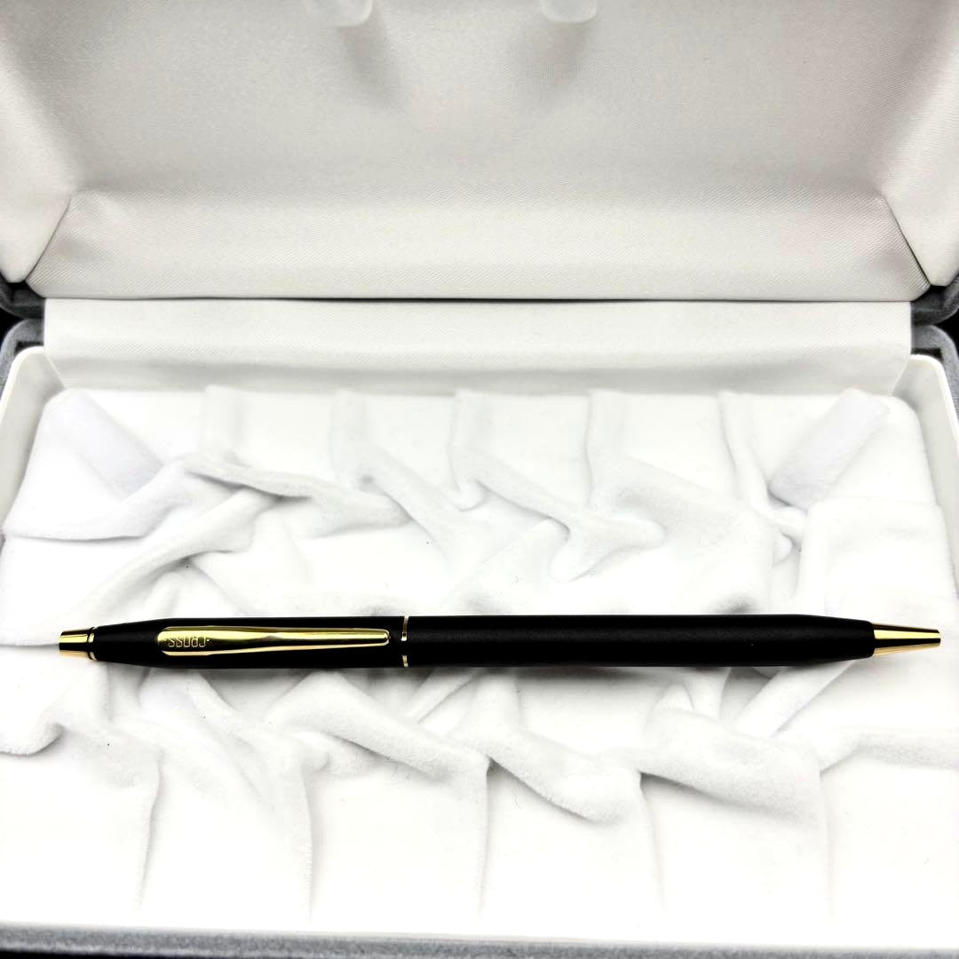 Cross Vintage Classic Century Rotary Ballpoint Pen in gold and black, made in Ireland, set of two pens