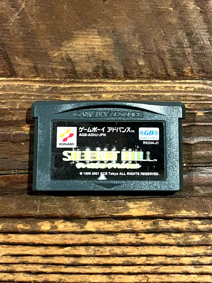 Silent Hill game cartridge compatible with Game Boy Advance handheld console