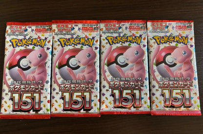 Pokemon Pokémon Card 151 4-Pack Set Pack — Japanese