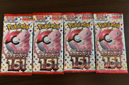 Pokemon Pokémon Card 151 4-Pack Set Pack — Japanese