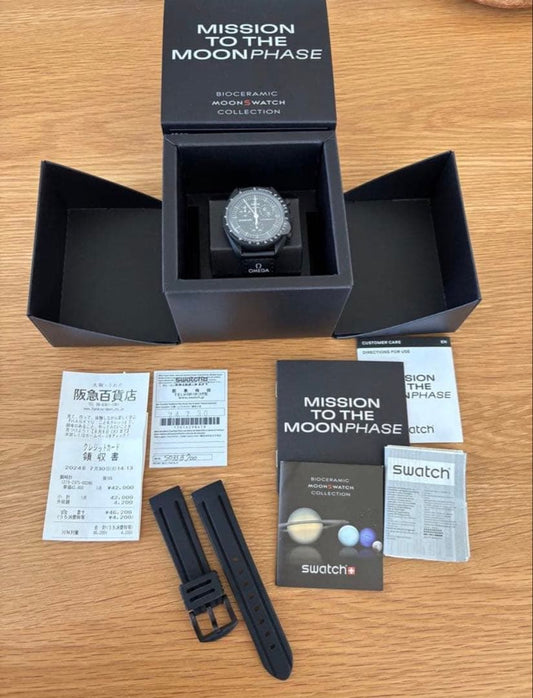 swatch Mission to the Moonphase Quartz Men's — Japanese