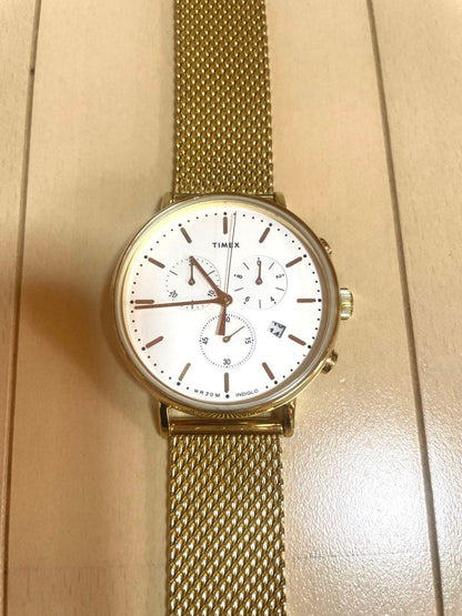 TIMEX Gold Men's Watch — Japanese