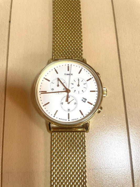 TIMEX Gold Men's Watch — Japanese