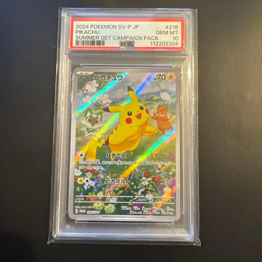 PSA 10 Pokemon Pikachu PROMO — SV-P Promo Card — Japanese