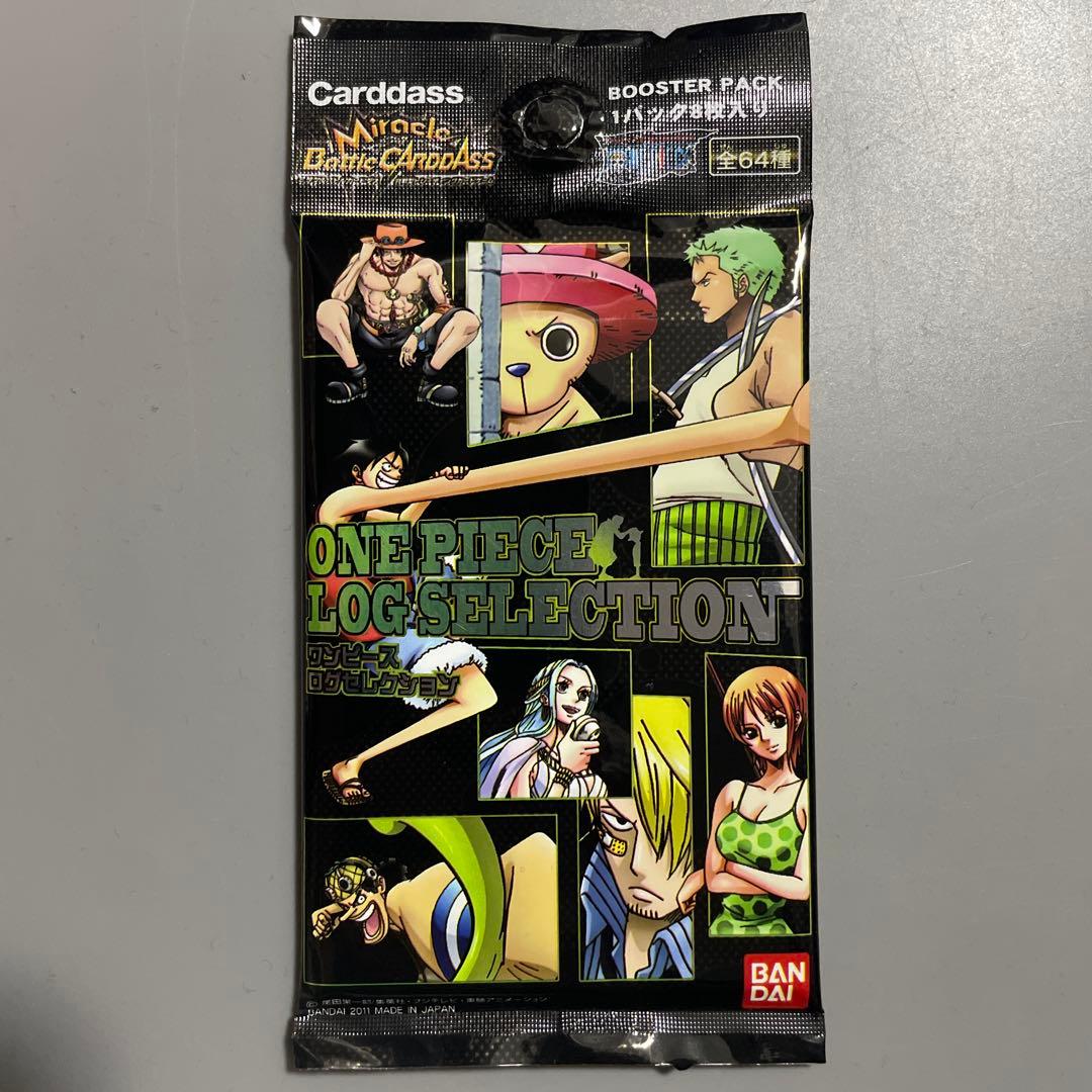 One Piece Miracle Battle Card Das One Piece Log Selection Unopened Pack Pack — Japanese