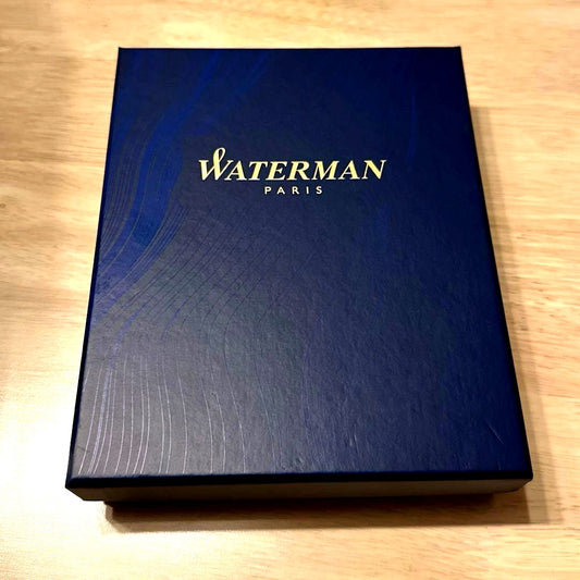 WATERMAN Metropolitan ES Comet RDG fountain pen with matching pen case and included accessories