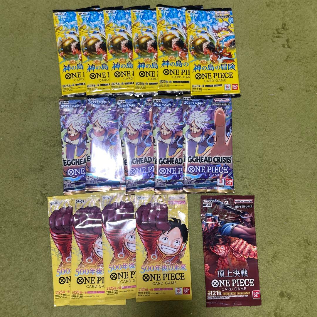 One Piece One Piece Card: The Adventure of the Island of God Egg Head Crisis 500 Years in Pack — Japanese