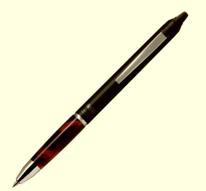 PILOT Frixion Ball Knock Zone red ballpoint pen with 0.25mm fine writing tip and click mechanism