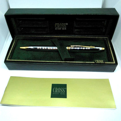 CROSS Townsends Medalist ballpoint pen in silver with dedicated case