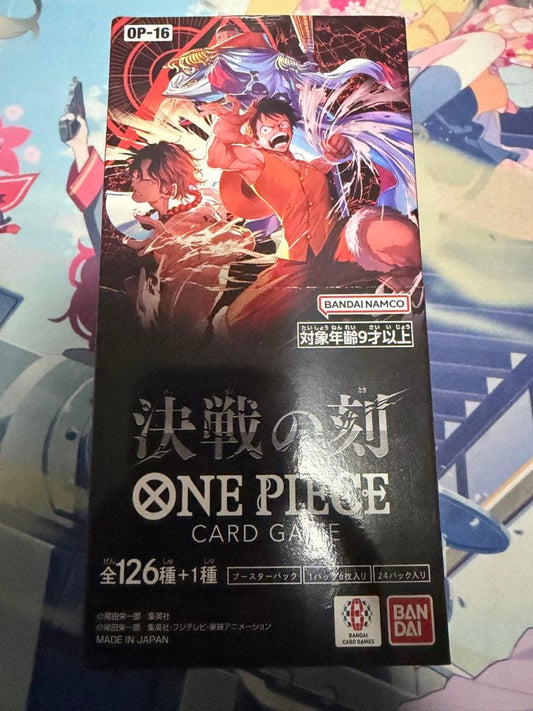 One Piece One Piece Card Game: Clash of Fate box Box — OP-16 — Japanese
