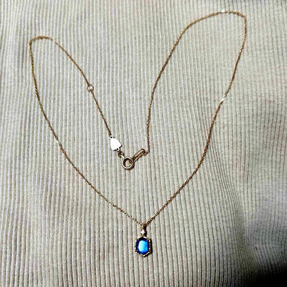 agete Necklace crafted from K10 gold with K10 marking displayed on a white background