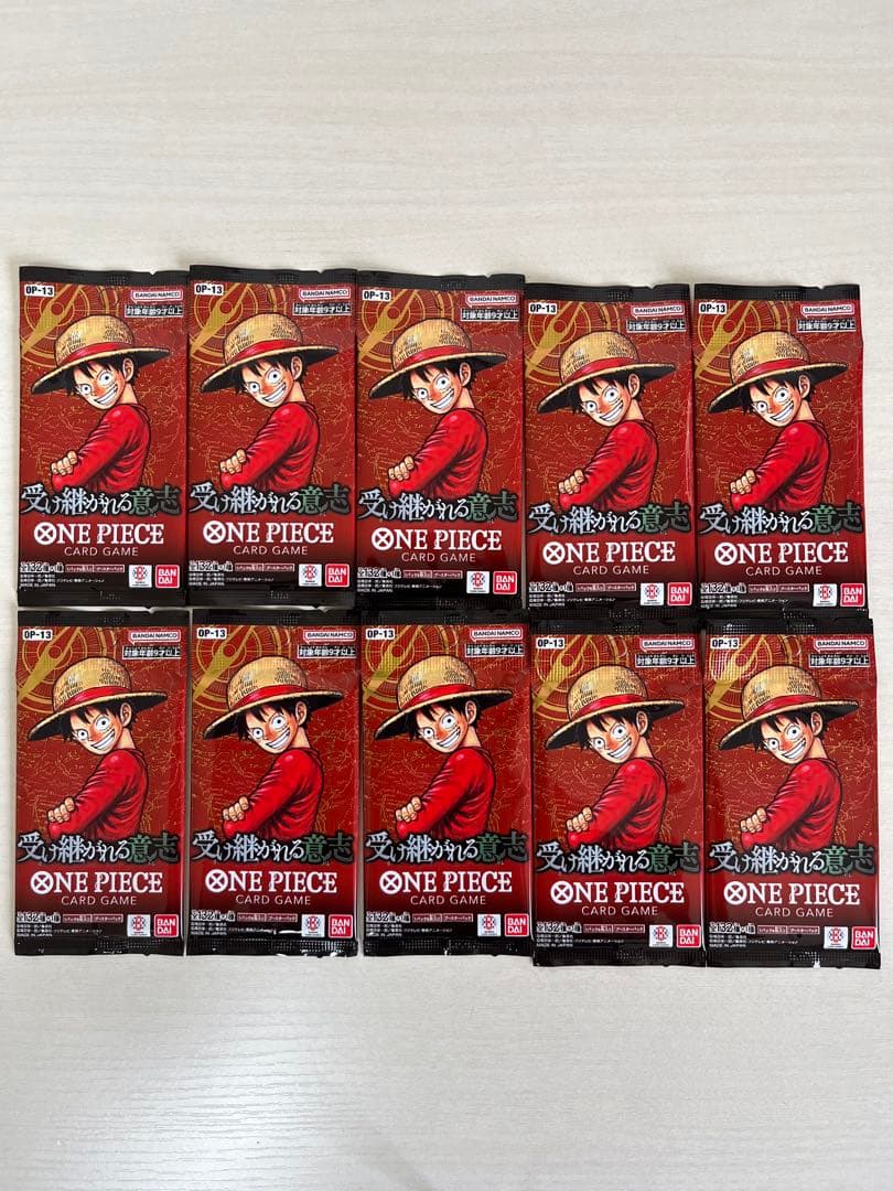 One Piece One Piece Card - The Will of Inheritance Pack P — Japanese