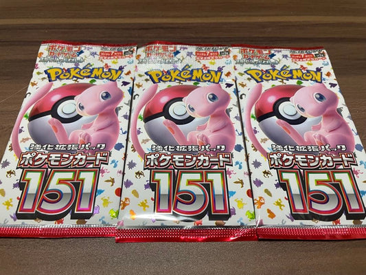 Pokemon Pokémon Card 151 3-Pack Set Pack — Japanese