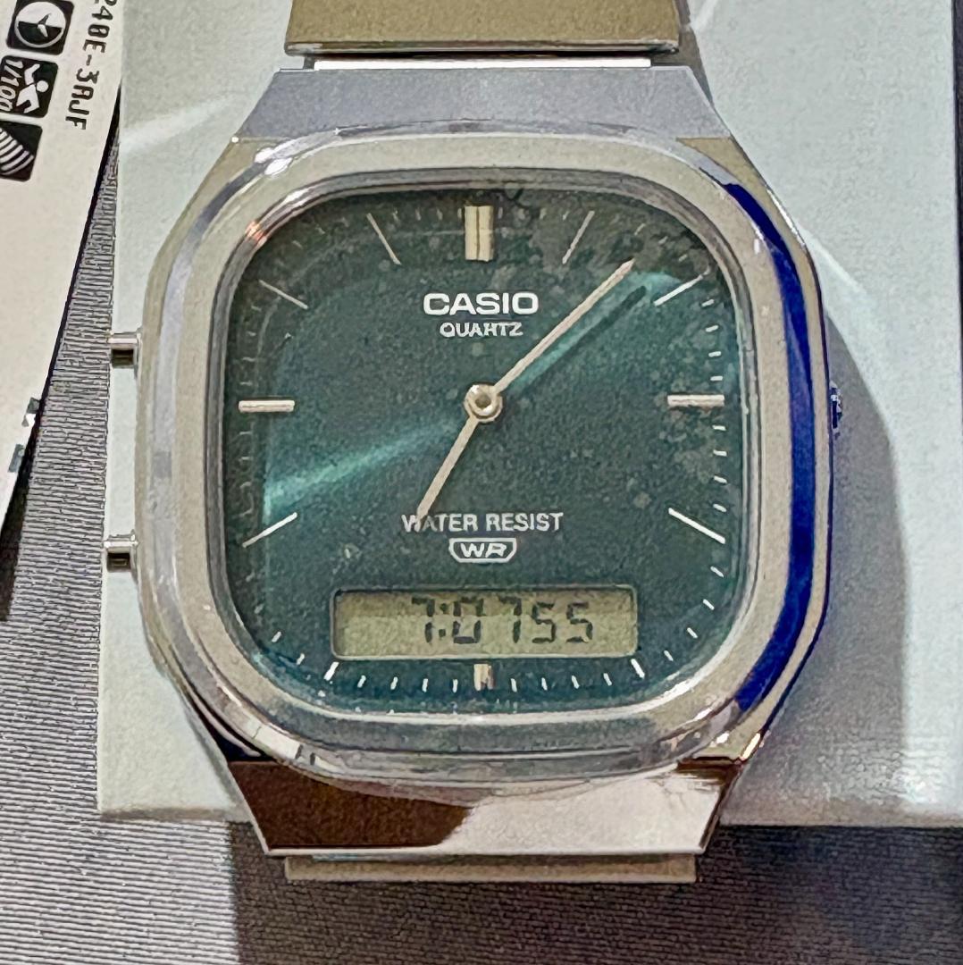 CASIO AQ-240E-3AJF Quartz Men's Watch — Japanese