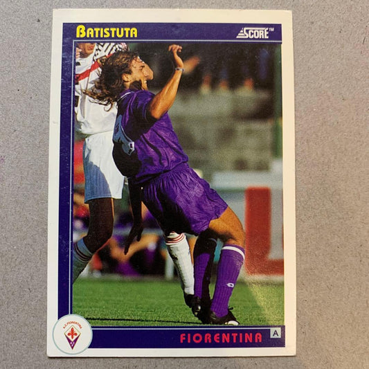 Battistuta Fiorentina Trading Card — Japanese