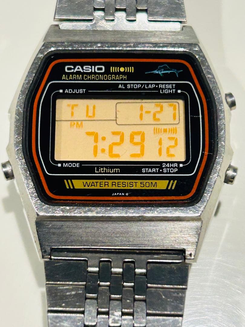 CASIO W35 MARLIN Digital Men's Watch — Japanese