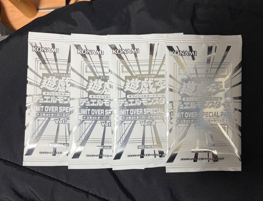 Yu-Gi-Oh Yu-Gi-Oh! LIMIT OVER SPECIAL PACK Vol.2 4 Pack Pack Ultra Rare — Japanese