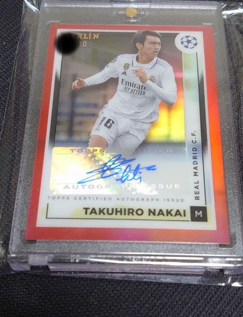 Takuma Nakai Signed Card 2022-23 Merlin 10 Series — Japanese