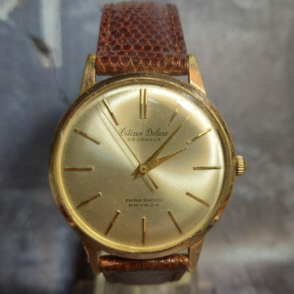 Citizen Deluxe 50s Manual Men's Watch — Japanese