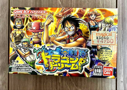 ONEPIECE Dragon Dream Bandai action figures featuring Luffy, Zoro, Nami, Usopp, Sanji, Chopper, Robin, and Shanks