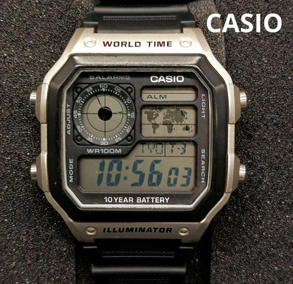 CASIO AE-1200WH Digital Men's Watch — Japanese