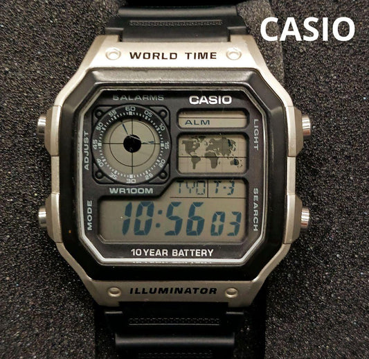 CASIO AE-1200WH Digital Men's Watch — Japanese