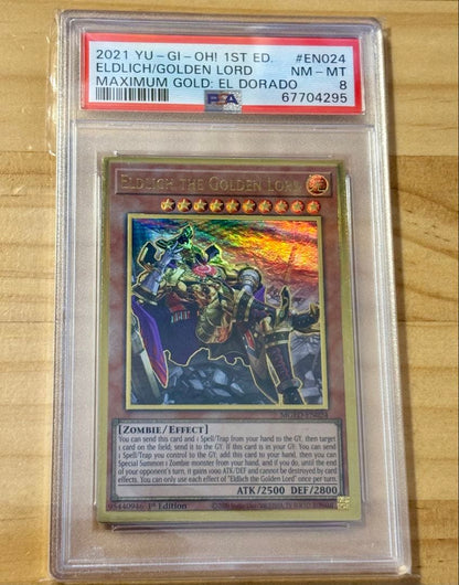 PSA8以下 Yu-Gi-Oh Elderlich the Golden Lord — Japanese